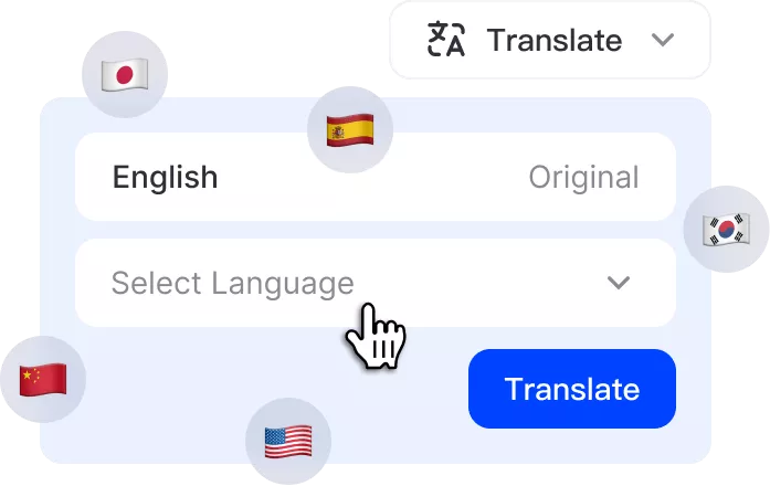 50+ languages available for call translation